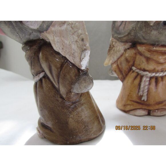 Vintage mice and rabbit bunny mice monk sick bunnies England Pendelton - Picture 6 of 15